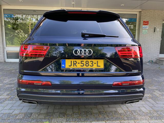 Audi Q7 NEDERLANDS GELEVERDE AUTO 3.0 TDI ultra quattro Pro Line S 7persoons Panoramadak/ Luchtvering/Elektr. achterklep/Navi Full Map/Luxe Lederen bekl./Xenon/Achteruitrijcamera/Stop&Co/S Line extr./Parkeersens. V+A/Verw. Sportstoelen en Multif. Stuur/Schakel mo