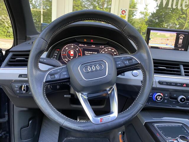 Audi Q7 NEDERLANDS GELEVERDE AUTO 3.0 TDI ultra quattro Pro Line S 7persoons Panoramadak/ Luchtvering/Elektr. achterklep/Navi Full Map/Luxe Lederen bekl./Xenon/Achteruitrijcamera/Stop&Co/S Line extr./Parkeersens. V+A/Verw. Sportstoelen en Multif. Stuur/Schakel mo
