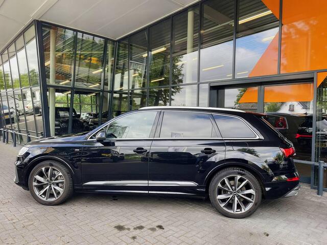 Audi Q7 55 TFSI e quattro Pro Line S | Volleder Valcona | Panodak | Elek Trekhaak | Laser LED | Bose 3D Sound | 21" | SoftClose | Ass 360,- Tour,- City,- Pack | Etc.. | Org NL