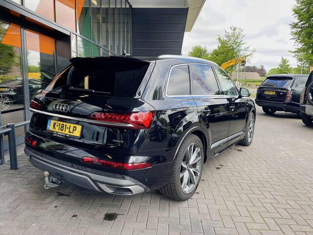 Audi Q7 55 TFSI e quattro Pro Line S | Volleder Valcona | Panodak | Elek Trekhaak | Laser LED | Bose 3D Sound | 21" | SoftClose | Ass 360,- Tour,- City,- Pack | Etc.. | Org NL