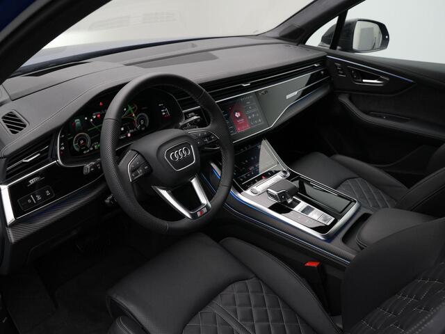 Audi Q7 60 TFSI e 490 pk tiptronic quattro Pro Line S Competition / S-Line | Panoramadak | Trekhaak | Sportstoelen Plus | Nachtzicht | Valcona leder | Laser LED | Alcantara hemel