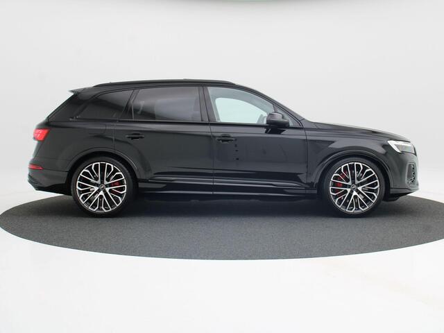 Audi Q7 55 TFSi e 380 Pk quattro S-Line | Trekhaak | Adaptive Cruise | Panoramadak | B&O | Elektrische Stoelen | Stoel & Stuur Verwarming | Parkeersensoren | Volgsysteem | Full LED | 22 Inch | 40.553 Km!!
