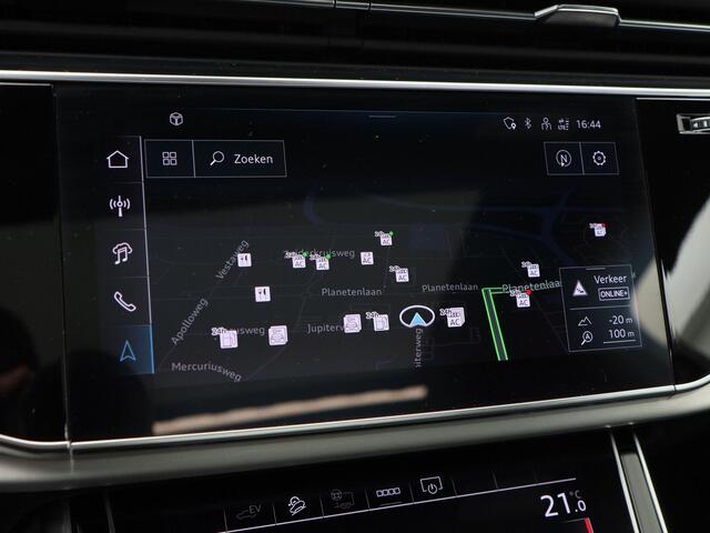 Audi Q7 55 TFSi e 380 Pk quattro S-Line | Trekhaak | Adaptive Cruise | Panoramadak | B&O | Elektrische Stoelen | Stoel & Stuur Verwarming | Parkeersensoren | Volgsysteem | Full LED | 22 Inch | 40.553 Km!!