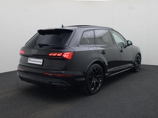 Audi Q7 60 TFSIe 360kW/490PK quattro S Line · Panoramadak · Luxe leder · 360°Camera + Parkeersensoren · Trekhaak · Garantie tot juni 2029 of 100000km