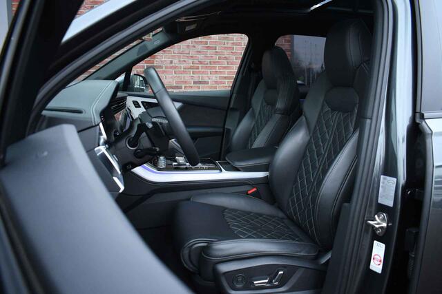 Audi Q7 55 TFSI quattro S-Line 7-pers Pano S-zetels Trekh ACC HUD B&O 360 Soft-close