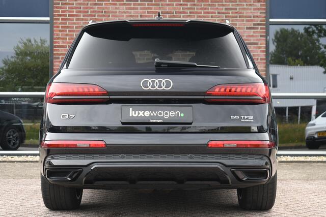 Audi Q7 55 TFSI quattro grijs-kenteken Pano 360-cam 21inch 4wielbest laser-LED