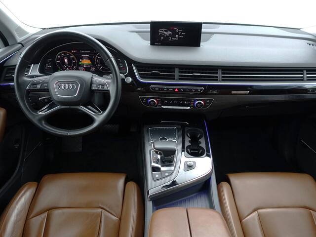 Audi Q7 3.0 TDI e-tron Quattro S Line Aut- 360 Camera, Sfeerverlichting, Luchtvering, Xenon Led, Design Sport Leder