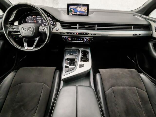 Audi Q7 3.0 TDI e-tron quattro S-Line Sport 374Pk Automaat (PANORAMADAK, 2X S-LINE, VIRTUAL COCKPIT, LUCHTVERING, BOSE AUDIO, MEMORY SEATS, ADAPTIVE CRUISE, SFEERVERLICHTING, LEDER/ALCANTARA, KEYLESS, CAMERA, NIEUWSTAAT)