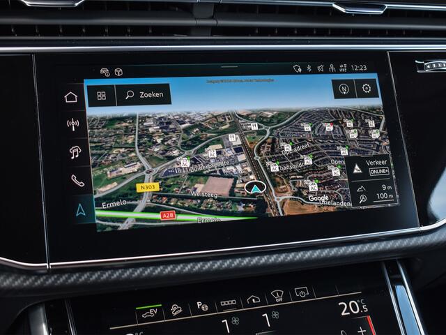 Audi Q7 60 TFSI e QUATTRO COMPETITION | S-SEATS | PANORAMADAK | 5 JR GARANTIE | ADAPTIVE CRUISE | TREKHAAK | HEAD-UP | AMBIANCE INTERIEUR | STOEL MASSAGE + VENTILATIE | CARBON INLEG | 360 CAMERA | 4 WHEEL STEERING | AMBIANCE PACK | SOFT-CLOSE | AKOESTISCH GLAS |