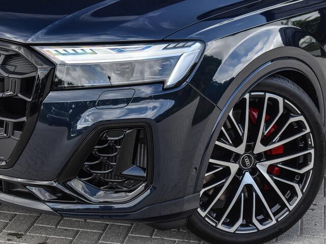 Audi Q7 60 TFSI e QUATTRO COMPETITION | S-SEATS | PANORAMADAK | 5 JR GARANTIE | ADAPTIVE CRUISE | TREKHAAK | HEAD-UP | AMBIANCE INTERIEUR | STOEL MASSAGE + VENTILATIE | CARBON INLEG | 360 CAMERA | 4 WHEEL STEERING | AMBIANCE PACK | SOFT-CLOSE | AKOESTISCH GLAS |