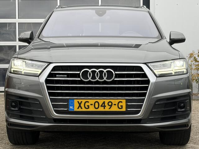 Audi Q7 3.0 TFSI quattro Pro Line S 334pk | 7-persoons | Achteruitrijcamera | Bose geluidsinstallatie | Cruise control adaptief met stop&go | Elektrisch glazen panorama-dak | interieur voorverwarming/(koeling) | LED koplampen | Voorstoelen verwarmd | Compleet!