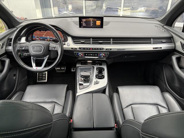 Audi Q7 3.0 TFSI quattro Pro Line S 334pk | 7-persoons | Achteruitrijcamera | Bose geluidsinstallatie | Cruise control adaptief met stop&go | Elektrisch glazen panorama-dak | interieur voorverwarming/(koeling) | LED koplampen | Voorstoelen verwarmd | Compleet!