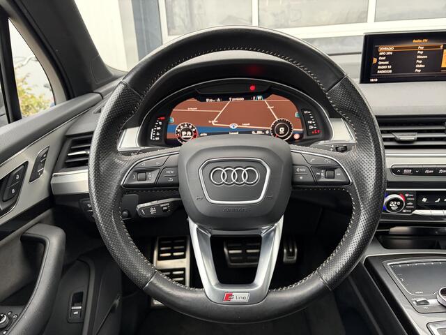 Audi Q7 3.0 TFSI quattro Pro Line S 334pk | 7-persoons | Achteruitrijcamera | Bose geluidsinstallatie | Cruise control adaptief met stop&go | Elektrisch glazen panorama-dak | interieur voorverwarming/(koeling) | LED koplampen | Voorstoelen verwarmd | Compleet!