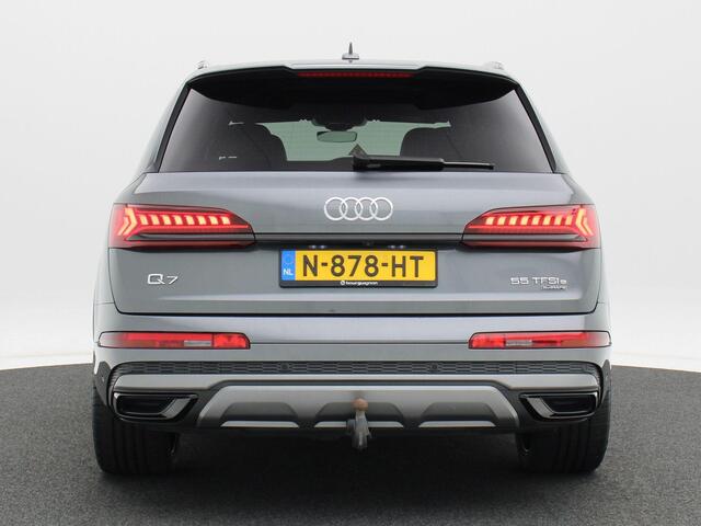 Audi Q7 55 TFSi e quattro 380 Pk S-Line | Trekhaak | 22 Inch | Panoramadak | Zwart Optiek | Adaptive Cruise | Bose Audio | Head-Up | Full LED | Privacy Glass | Elektrische Achterklep | 55.774 Km!!