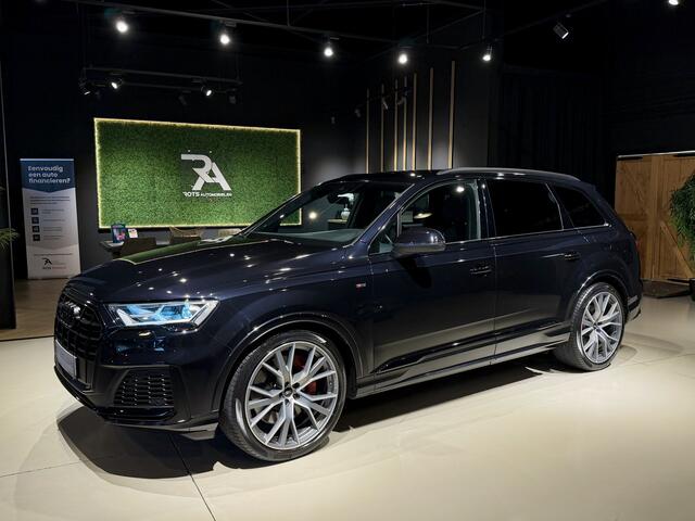 Audi Q7 55 TFSIe S-Line 2021 Luchtvering|Camera|Trekhaak|SQ7 Zwart
