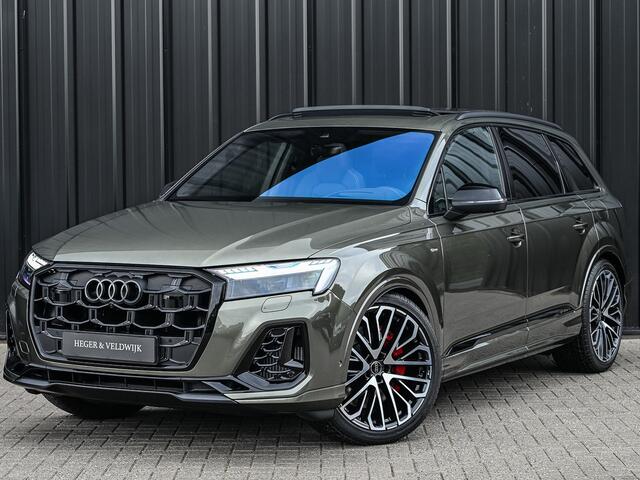 Audi Q7 60 TFSI e QUATTRO PRO LINE S COMPETITION | S-SEATS | B&O SOUND | KEYLESS | VIRTUAL COCKPIT | HEAD-UP | ALCANTARA | STOELMASSAGE | ADAPTIVE CRUISE | STOELVENTILATIE EN -VERWARMING | 4-WIEL STURING | OLED | PANORAMADAK | AMBIANCE VERLICHTING | EL. TREKHAAK