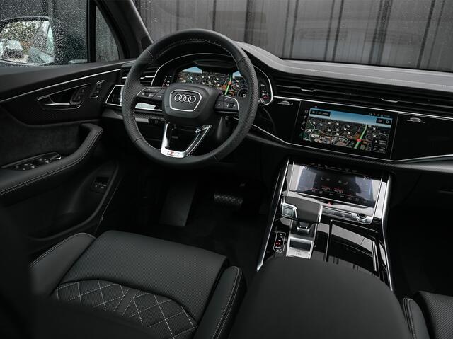 Audi Q7 60 TFSI e QUATTRO PRO LINE S COMPETITION | S-SEATS | B&O SOUND | KEYLESS | VIRTUAL COCKPIT | HEAD-UP | ALCANTARA | STOELMASSAGE | ADAPTIVE CRUISE | STOELVENTILATIE EN -VERWARMING | 4-WIEL STURING | OLED | PANORAMADAK | AMBIANCE VERLICHTING | EL. TREKHAAK