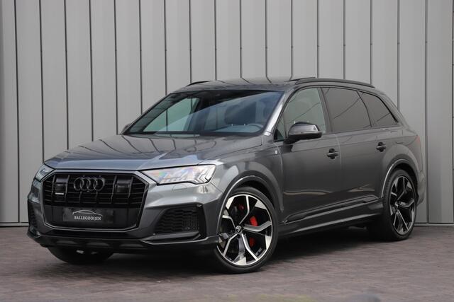 Audi Q7 55 TFSI e quattro S-line | 394PK | Luchtvering | Keyless-go | Sfeerverlichting | Memory | Bose | Pano | Leder | ACC | Standkachel | Trekhaak | 2020.