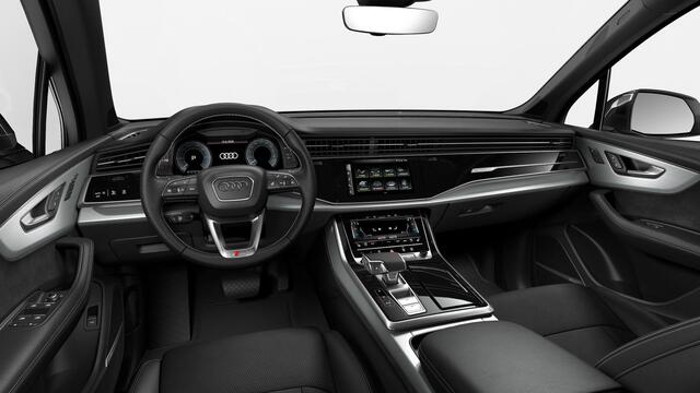 Audi Q7 55 TFSI e quattro Pro Line S Panoramadak - Head up - B&O - Adaptive drive assist - Adaptive air suspension - Achterbank plus - Zonnewering Achterruit/achterzijruiten - Privacy glas - Vollederpakket -
