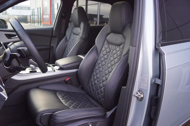 Audi Q7 Pro Line S Competition 60 TFSi e-Hybrid 490pk Quattr/ Panodak/ Leer ruit/ Trekhaak wegklb./BenO/ 360 gr Camera/Head-up
