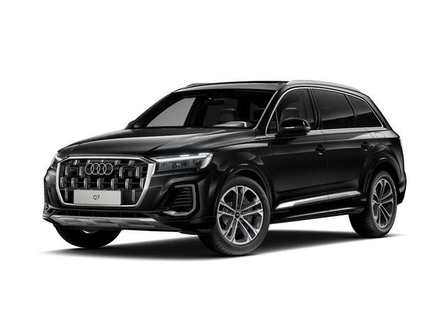 Audi Q7 Pro Line Advanced 55 TFSI e 394 PK | Bang & Olufsen 3D-sound | Stoelverkoeling | Trekhaak | Stuurwielverwarming | Panoramadak | Sfeerverlichting | Led-Verlichting | Luchtvering | Memory Seats | Leder |