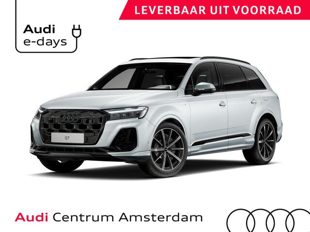 Audi Q7 Pro Line S 55 TFSI e 394 pk | Bang & Olufsen Premium 3D | Glazen panoramadak | Vierwielbesturing | Sportstoelen plus voorin |