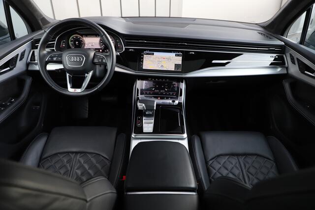 Audi Q7 60 TFSI e quattro Competition | 462PK | Luchtvering | Head-up | Massage | Keyless-go | S-Stoelen | Matrix-led | Trekhaak | Standkachel | 2021.