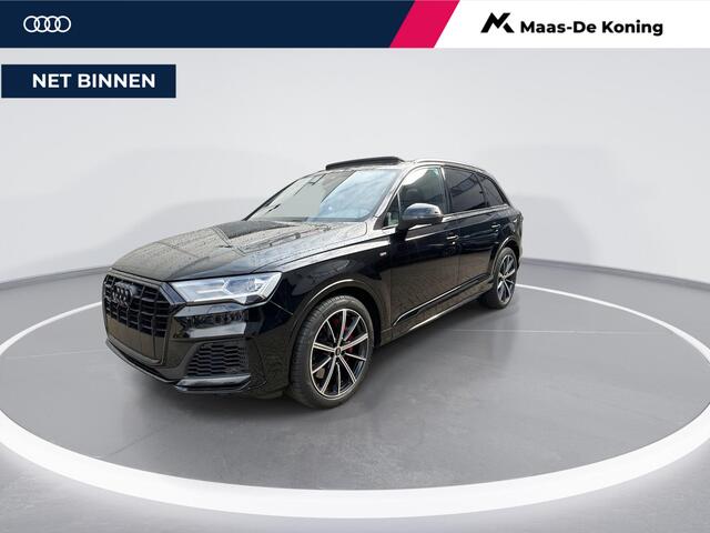 Audi Q7 55 TFSIe 381pk Tiptronic Quattro Pro Line S · Panoramadak · 360 Camera · Luchtvering · Elek. Trekhaak · B&O Sound · Leder Valcona · Elek. Stoelen + Geheugen Bestuurder · 21'' Inch ·