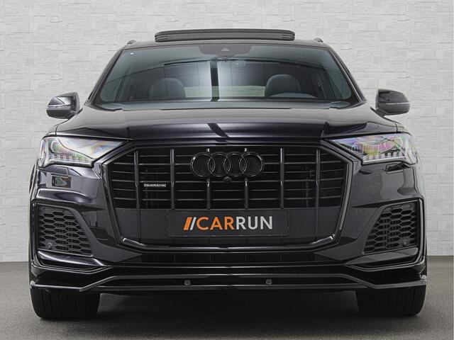 Audi Q7 3.0 V6 380pk Hybrid S-Line Sportpack | Panorama | Leder | Luchtvering | 22" | LED-Matrix | Keyless-Go | 22 inch | Memory | Alarm | Stoelverwarming V+A | Camera | Virtual-Cockpit | 3-Zone Clima | Draadloos Laden | Standkachel | Rijklaarprijs!
