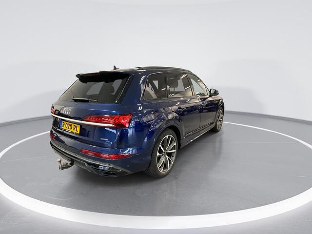 Audi Q7 60 TFSIe 456pk Quattro Pro Line S Competition · Panoramadak · Luchtvering · Inklap. Trekhaak · B&O Sound · Head-Up Display · Laser Matrix LED · Garantie t/m 28-06-2026 of 100.000km