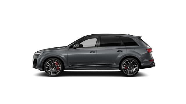 Audi Q7 55 TFSI e quattro 394 Tiptronic Pro Line S Automaat | Optiekpakket zwart plus | Vierwielbesturing | Privacy glas (donker getint) | Sportstoelen plus voorin | Achterbank plus