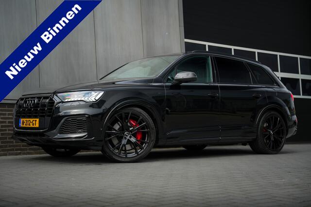 Audi Q7 60 TFSI e 463 pk V6 Quattro Competition S-Line /Laser-Light/ RS-Stoelen/ Keyless/ Head-Up/ B&O/ Adap.Cruise/ Pano-Dak/ Lucht-Vering/ 360-Camera/ Carbon/ Trekhaak/ 22'' LMV