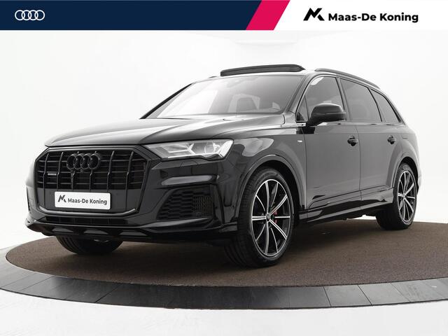 Audi Q7 55 TFSIe 381pk Tiptronic Quattro Pro Line S · SOH 97,2% · Panoramadak · 360 Camera · Luchtvering · Elek. Trekhaak · B&O Sound · Leder Valcona · Elek. Stoelen + Geheugen Bestuurder · 21'' Inch ·