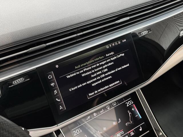 Audi Q7 60 TFSI e Quattro Competition - LUCHTVERING - PANORAMADAK - TREKHAAK - SFEERVERLICHTING - BOSE - ZWART OPTIEK - 360 CAMERA - STOELVERWARMING - ADAPT. CRUISE