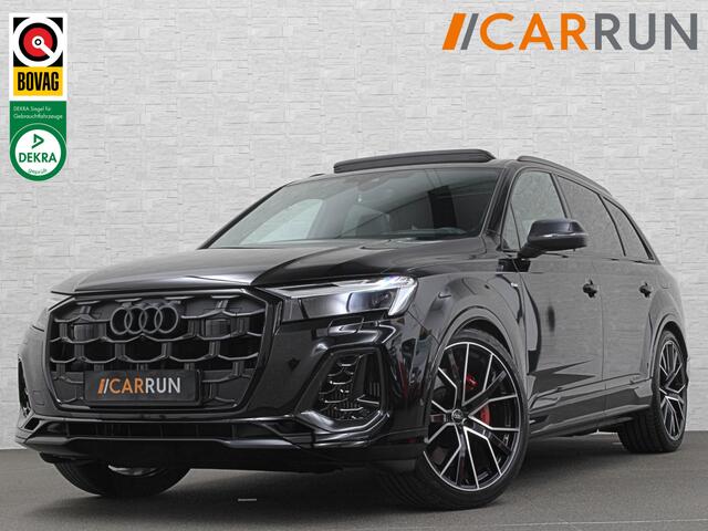 Audi Q7 60e 489pk S Competition RS-Seats | Carbon in/exterieur | B&O | Panorama | 360 Camera | Soft-Close | Head-Up | ACC | Matrix-LED | Keyless-Entry | Lane & Side assist | Stuurwielverwarming | Alarm | 22" Audi Sport | Leder op Dashboard | Rijklaarprijs en fab