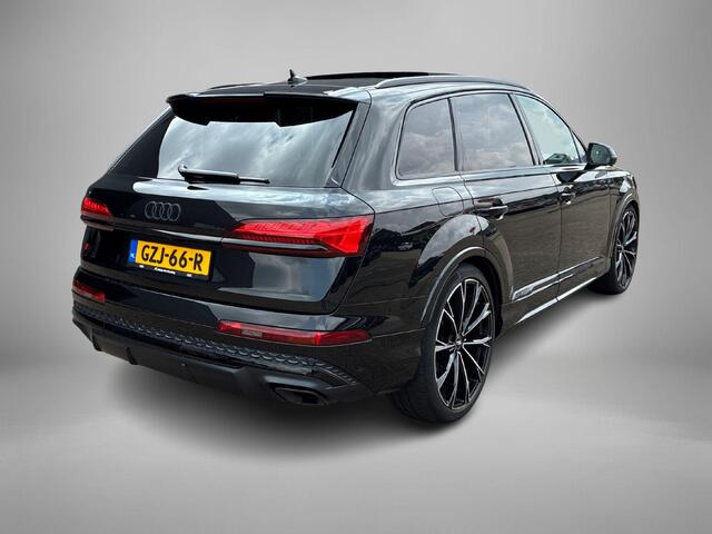 Audi Q7 55 TFSIe 394pk Tiptronic Quattro Pro Line S · Panoramadak · Luchtvering · Wegklapbare Trekhaak · Leder · Bang & Olfusen · Massage · Stoelventilatie · 360 Camera · Alarmklasse 3+5 · 22'' Inch · Garantie t/m 06-01-2029 of 100.000km