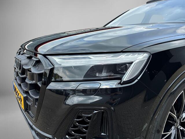 Audi Q7 55 TFSIe 394pk Tiptronic Quattro Pro Line S · Panoramadak · Luchtvering · Wegklapbare Trekhaak · Leder · Bang & Olfusen · Massage · Stoelventilatie · 360 Camera · Alarmklasse 3+5 · 22'' Inch · Garantie t/m 06-01-2029 of 100.000km