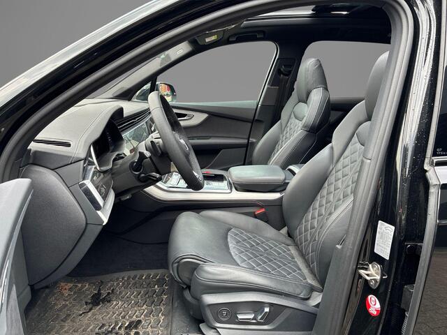 Audi Q7 55 TFSIe 394pk Tiptronic Quattro Pro Line S · Panoramadak · Luchtvering · Wegklapbare Trekhaak · Leder · Bang & Olfusen · Massage · Stoelventilatie · 360 Camera · Alarmklasse 3+5 · 22'' Inch · Garantie t/m 06-01-2029 of 100.000km