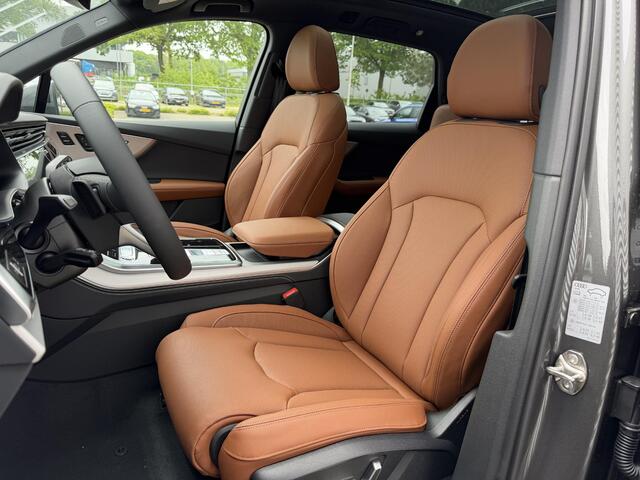 Audi Q7 Pro Line Advanced (C2 PI2) 55 TFSI e 290 kW / 394 | Bruin Leder | Stoelverkoeling/Verwarming | Massage Stoelen | Trekhaak | Stuurwiel verwarming | 4-Wiel besturing |
