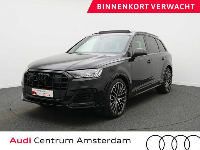 Audi Q7 60 TFSI e quattro Pro Line S Competition 490 pk | Head Up Display | Panoramadak | Elektr. trekhaak | Rondomzicht camera | B&O Soundsystem | Stoelverwarming v/a | Laser Led koplampen