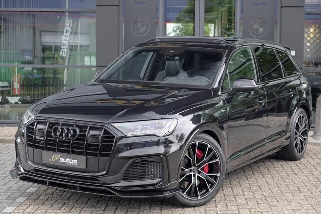 Audi Q7 60 TFSIe 455pk Competition Panoramadak RS-stoelen Trekhaak *SOH 87%* Laser led Softclose NLauto