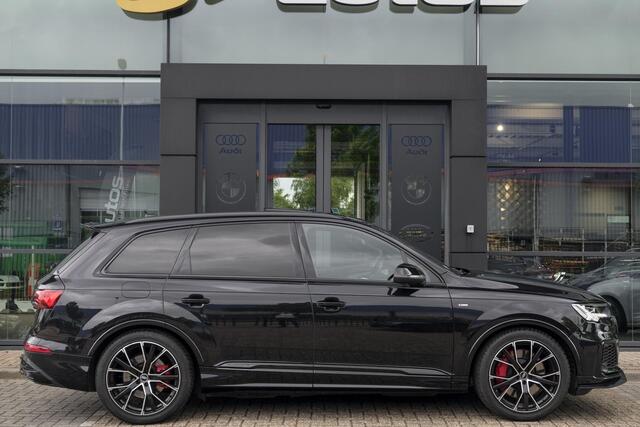 Audi Q7 60 TFSIe 455pk Competition Panoramadak RS-stoelen Trekhaak *SOH 87%* Laser led Softclose NLauto