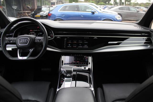 Audi Q7 60 TFSI e quattro Pro Line S Competition / Trekhaak / Panoramadak / 360Camera / Head-up / Softclose / Laser LED / Luchtvering / 22'' / B&O / RS Seats / Keyless / Stuur+Stoelverwarming / Dodehoek / DAB / ACC