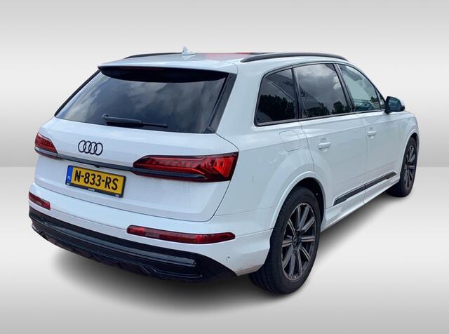 Audi Q7 55 TFSI e quattro Pro Line Plus / SoH 99,1% / Trekhaak / Panoramadak / Camera / Bose / Luchtvering / 20'' / Matrix LED / Dodehoek / Stoelverwarming / DAB / ACC
