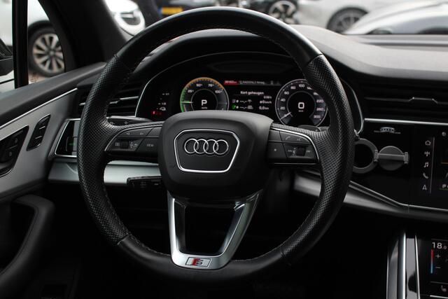 Audi Q7 55 TFSI e quattro Pro Line Plus / SoH 99,1% / Trekhaak / Panoramadak / Camera / Bose / Luchtvering / 20'' / Matrix LED / Dodehoek / Stoelverwarming / DAB / ACC