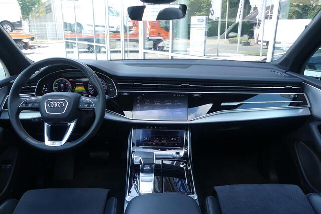 Audi Q7 55 TFSI e quattro Pro Line S ELEKT. TREKHAAK (3.500KG), LUCHTVERING, PANO, WINTER PACK, ADAPT. CRUISE, CLIMA, NAVI, CAMERA, PDC V&A, APPLE CARPLAY/ANDROID AUTO, BLIS, KEYLESS, B&O, ELEKT. ACHTERKLEP, ELEKT. STOELEN, 64.341KM