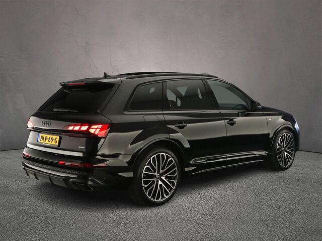 Audi Q7 55 TFSI e quattro Pro Line S | Trekhaak | Luchtvering | Achterasbesturing | Adaptieve Cruise | Panorama Dak | B&O 3D | Head-up | Laser LED | Optie-pakket | Assistentie Pakket Plus | Keyless-pakket |