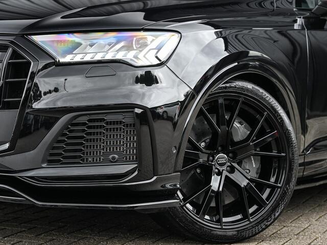 Audi Q7 4.0 TFSI SQ7 quattro Panoramadak | Keramische Remmen | Alcantara Hemel | Carbon Interieur | B&O | HUD | Luchtvering | Stoelverwarming V+A | Camera | Ambiance Interieur | Stuurverwarming | Achterasbesturing |
