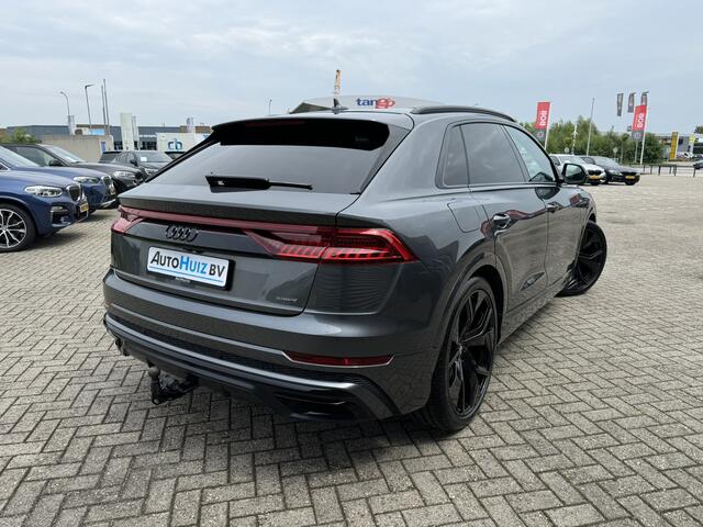 Audi Q8 55 TFSI e quattro Pro Line S-Line Audi S Sportstoelen Ruitstiksel ACC Head-Up Display Panoramadak Bang & Olufsen 23 Inch RSQ8 velgen Matrix Led Nachtzicht 360 Gr Camera Standkachel Keyless Entry Vol!