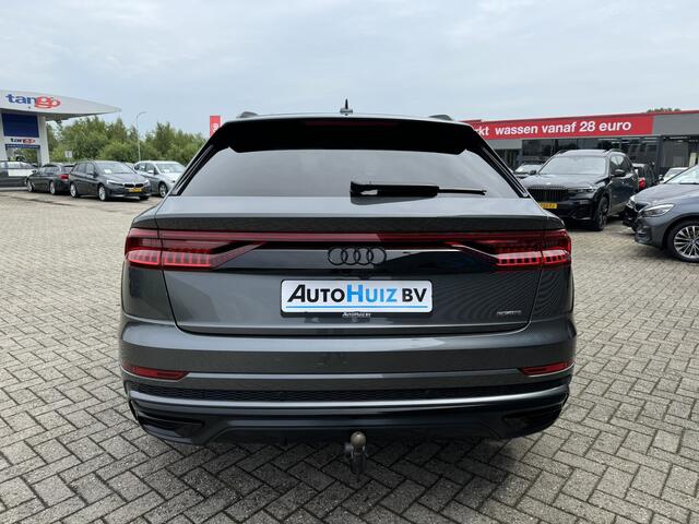 Audi Q8 55 TFSI e quattro Pro Line S-Line Audi S Sportstoelen Ruitstiksel ACC Head-Up Display Panoramadak Bang & Olufsen 23 Inch RSQ8 velgen Matrix Led Nachtzicht 360 Gr Camera Standkachel Keyless Entry Vol!